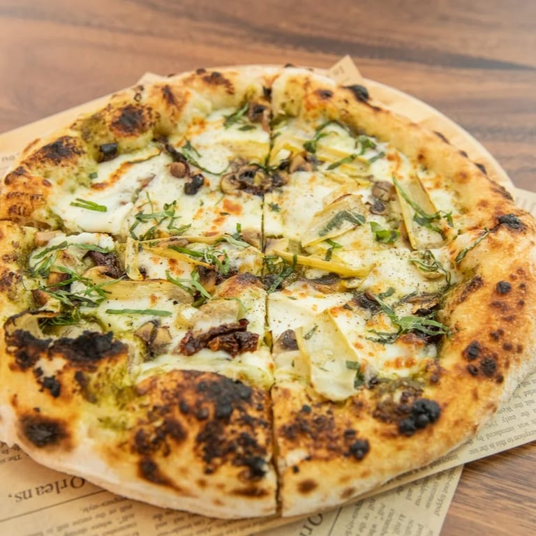 Delicious Pesto Pizza and More!