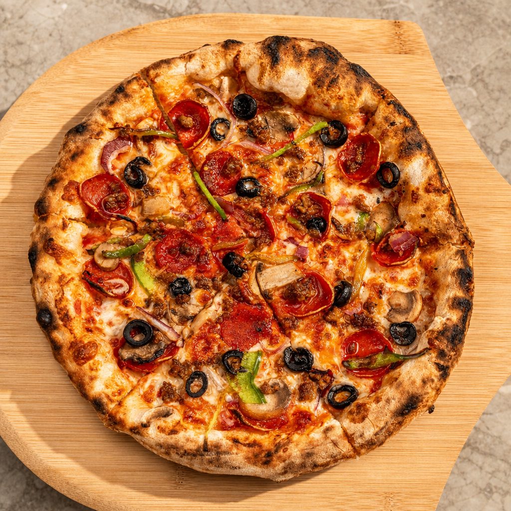 Deluxe Pizza.