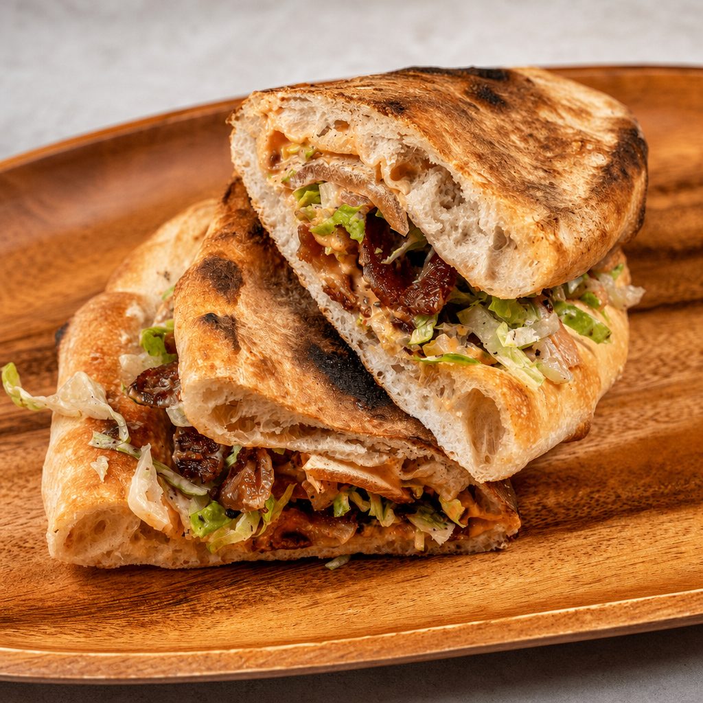 Baked Signature BLT Sandwich.