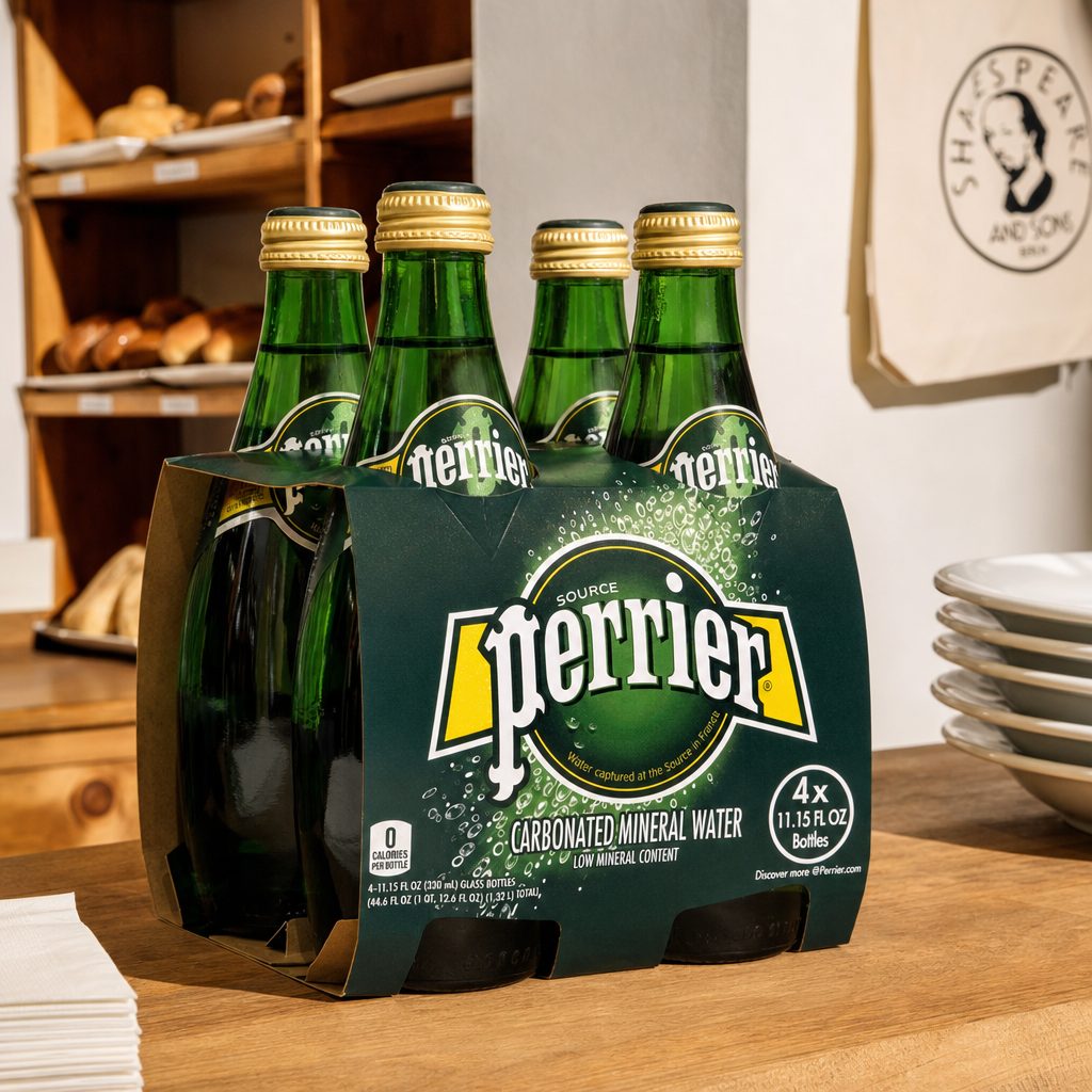Set of 4 Perrier.
