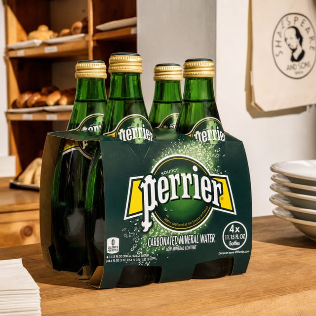 Set of 4 Perrier.